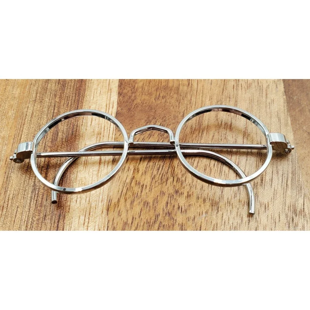 Vintage American Girl Pleasant Company Molly Silver Glasses Red Felt Case *RARE
